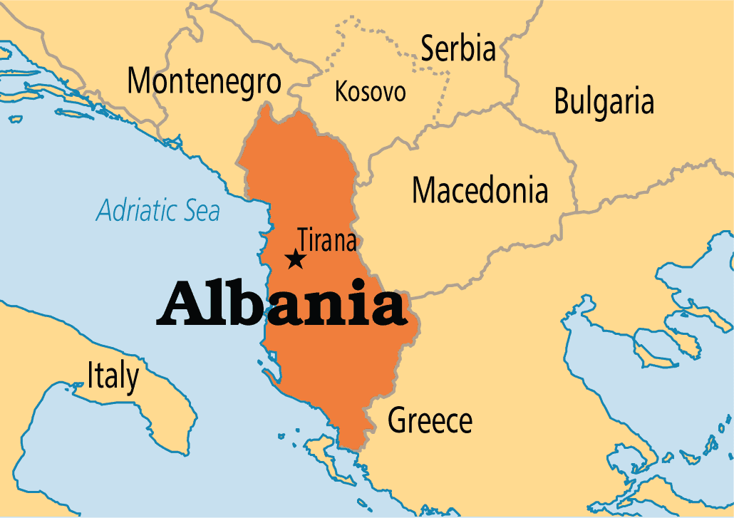 Albania - Map