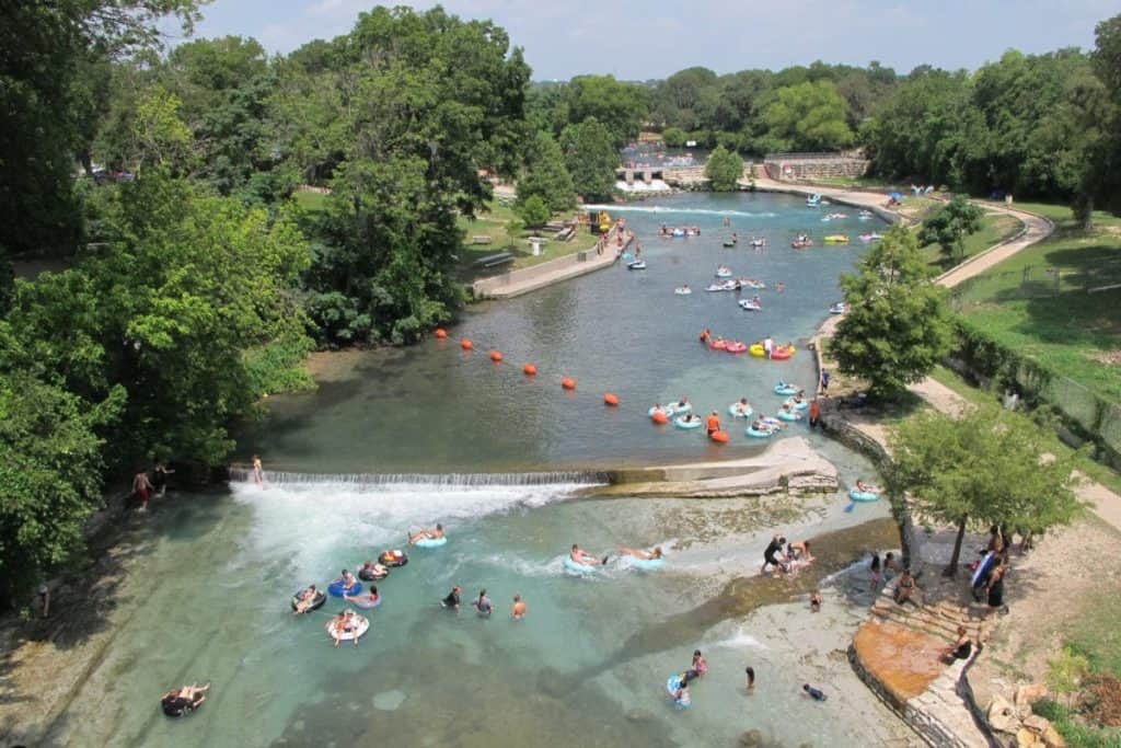 City Tube Chute, Comal River, New Braunfels