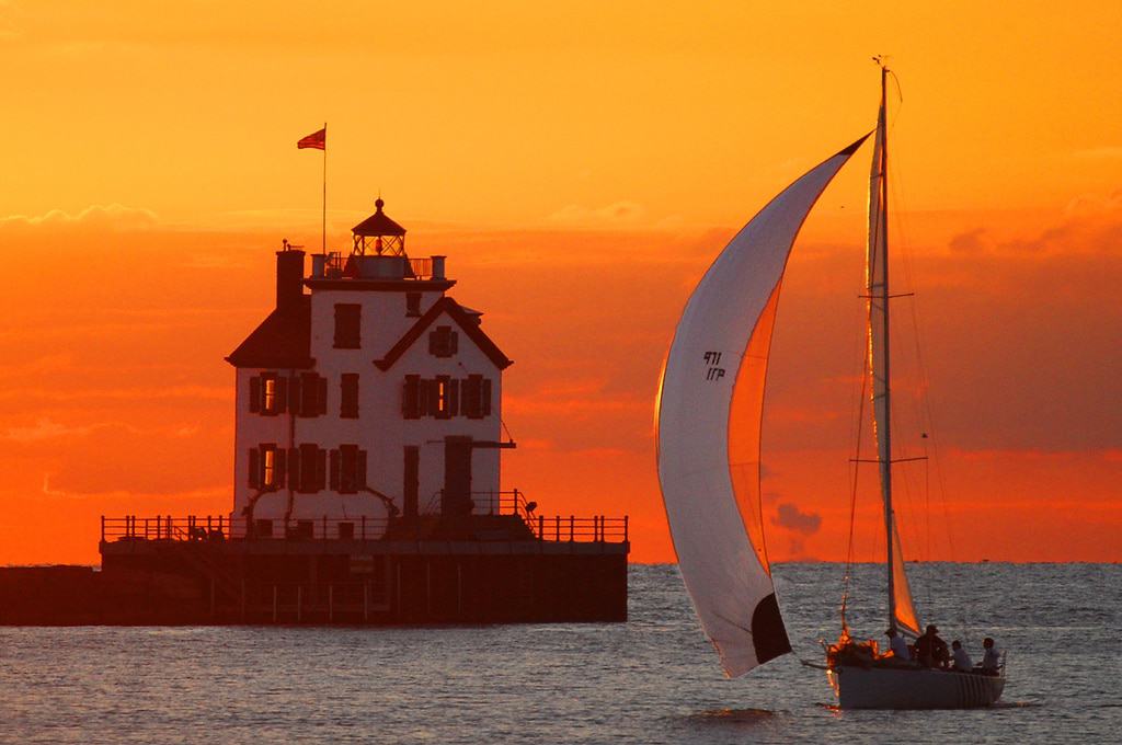 Lorain lighthouse, Lake Erie