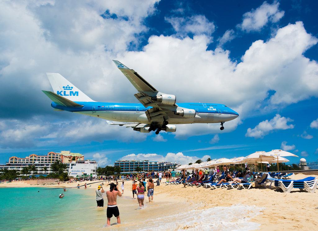 Maho Beach - KLM