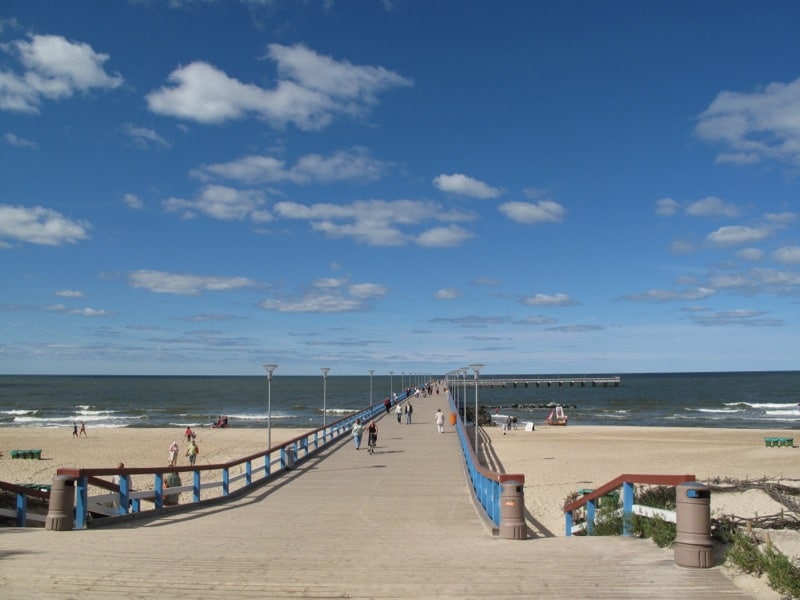Palanga, Seafront