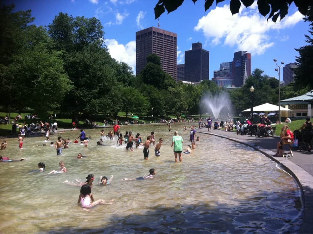 Boston Common Frog Pond Spray Pool, Boston