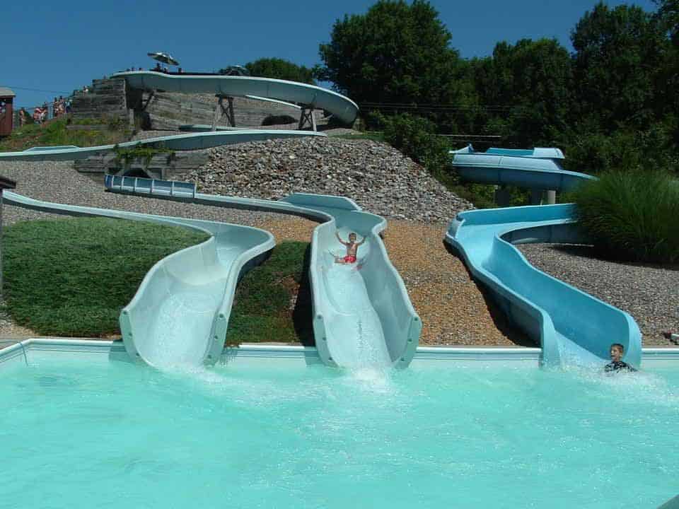Breezy Picnic Grounds Waterslides, Douglas