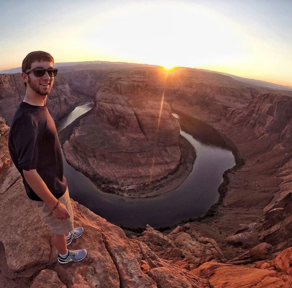 Drew at Horse Shoe Bend