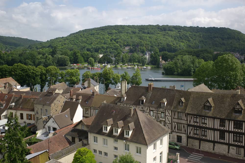 view from Tour des Archives