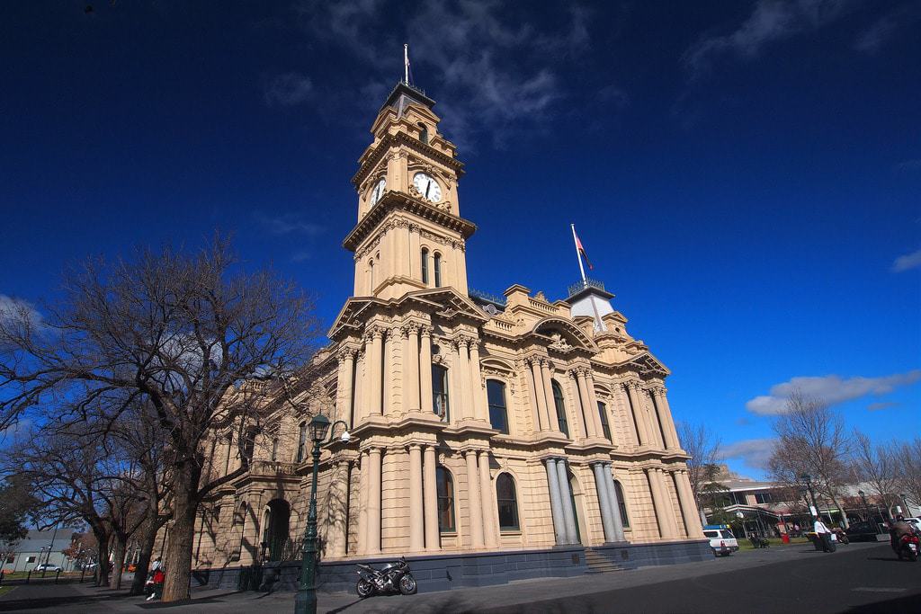 the Bendigo Town Hall