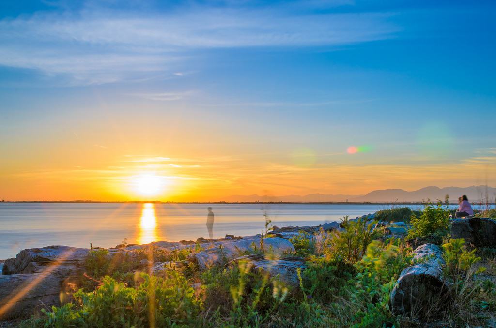 Crescent Beach sunset
