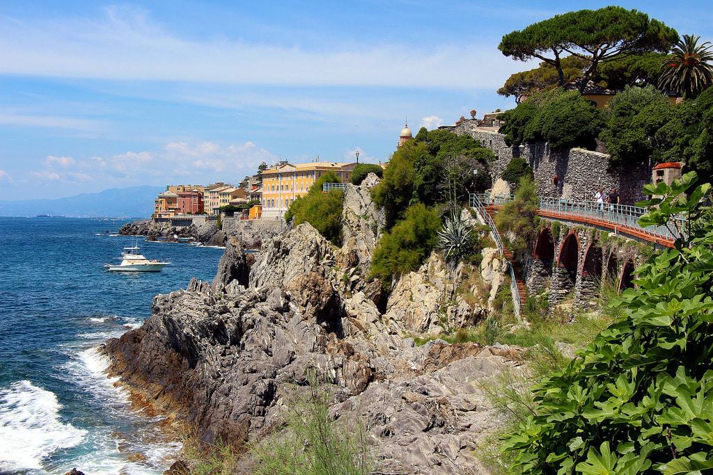 Passeggiata Anita Garibaldi a Nervi