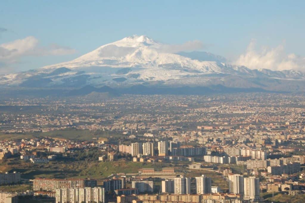 Mount Etna and Catania