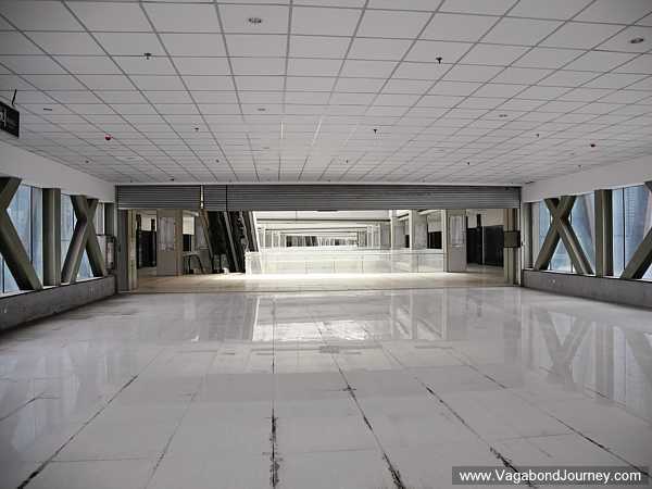 Empty halls of the ghost mall