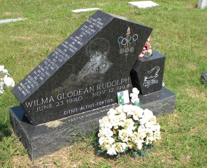 Grave of Wilma Rudolph