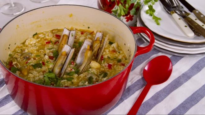 Arroz de lingueirão