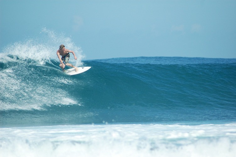Surfing At Pelabuhan Ratu