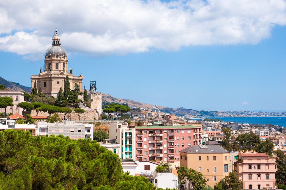 Aerial view of Messina