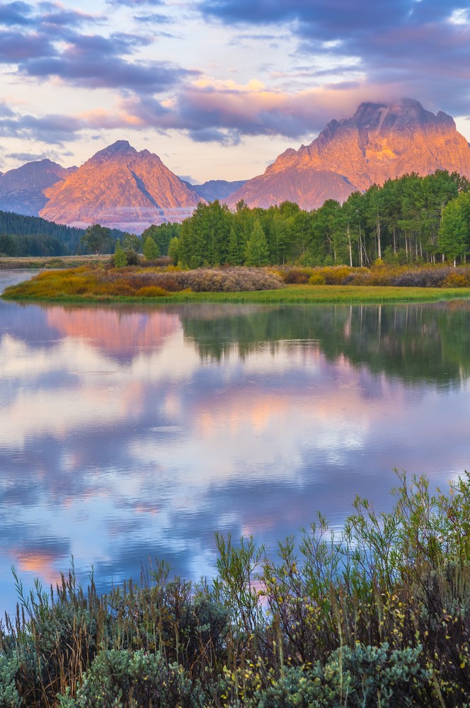 Amazing Sunrise in Grand Teton National Park
