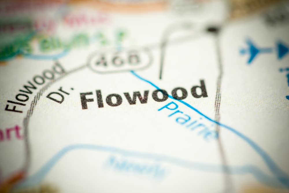 Flowood, Mississippi on Map