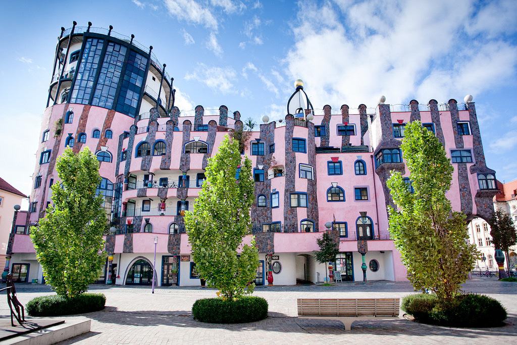 Grüne Zitadelle Von Magdeburg