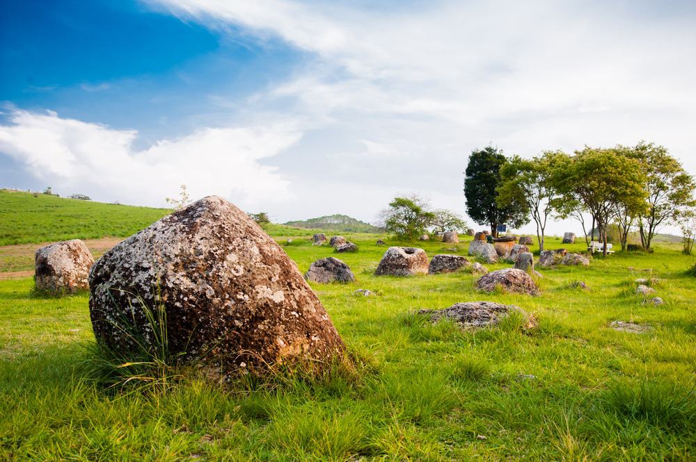Plain of jars in Phonsavan