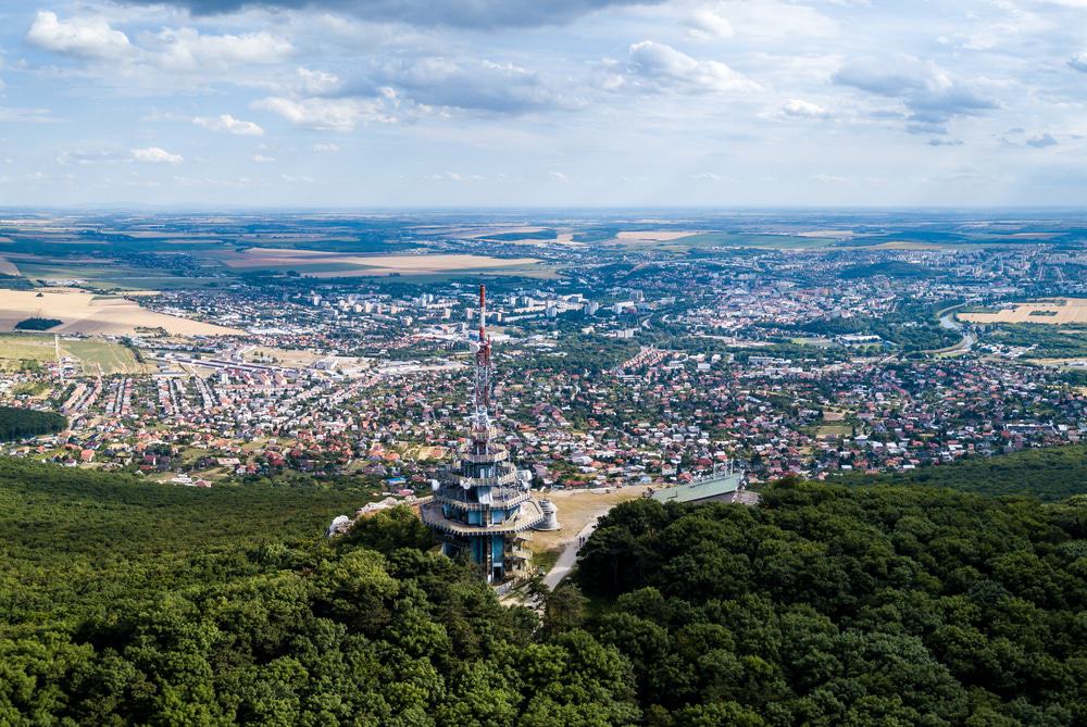 Nitra City from Zobor