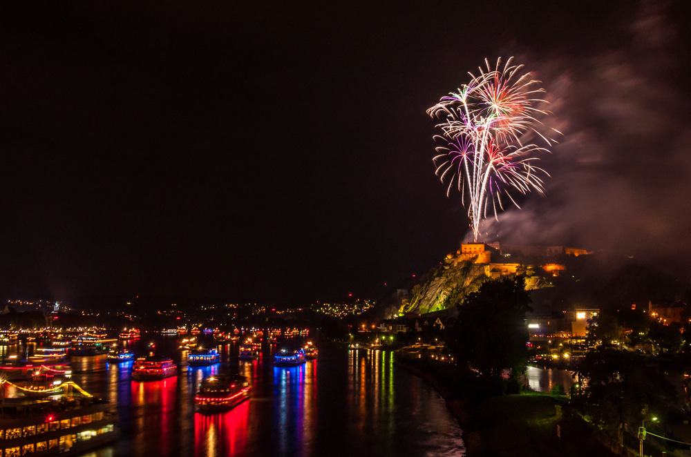 Rhein in Flammen