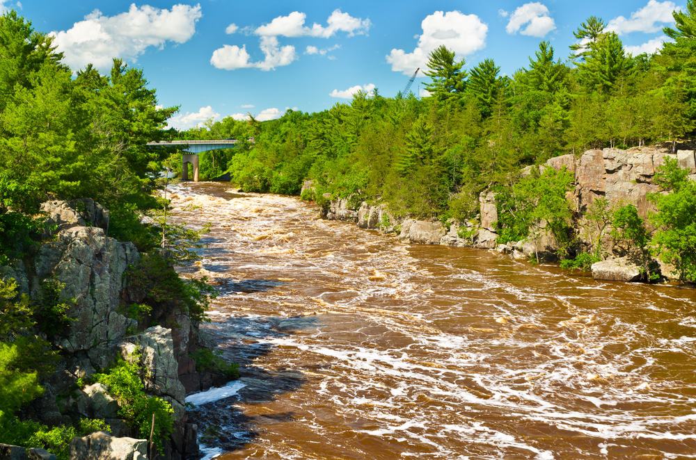 St Croix River,Taylors Falls Minnesota