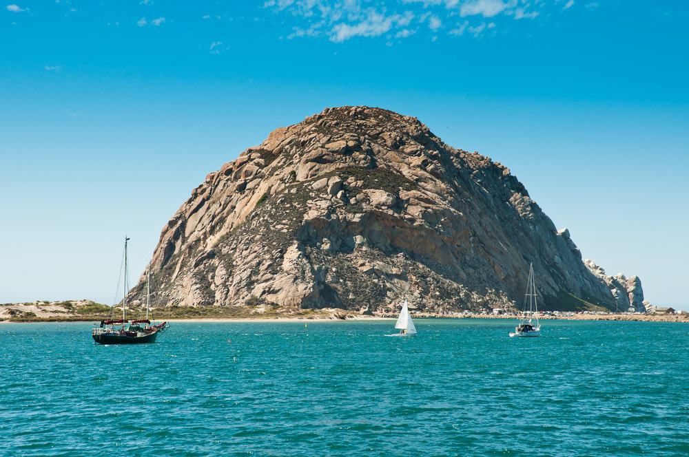 Morro Rock in Morro Bay