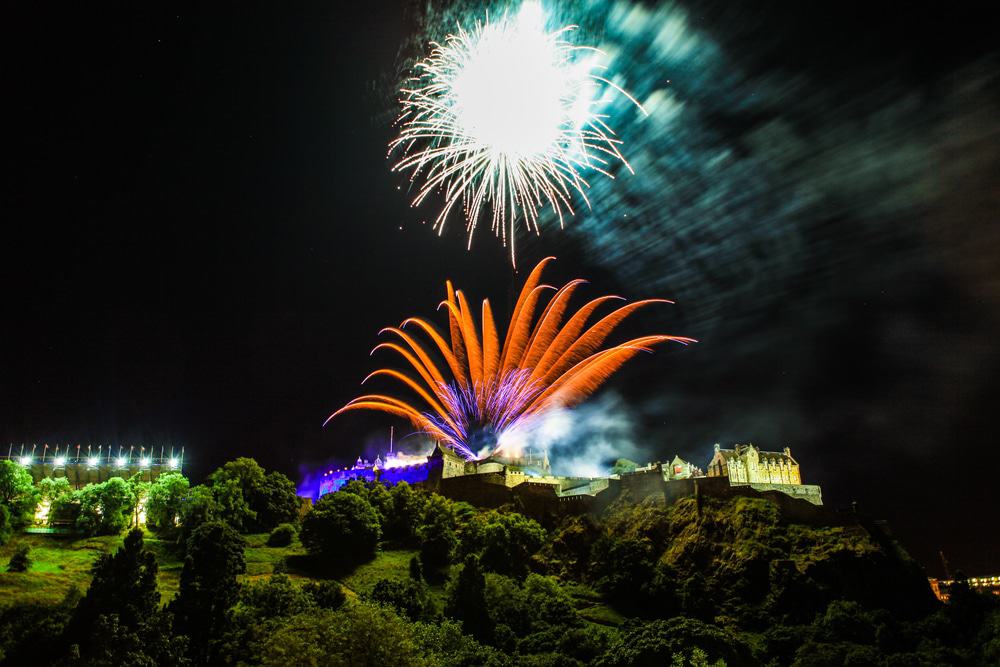 Edinburgh Castle Fireworks