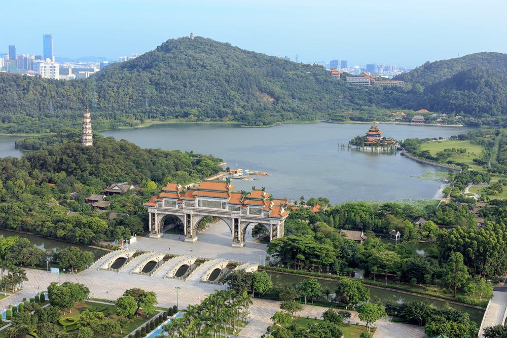 Shun Feng Shan Park in Shunde