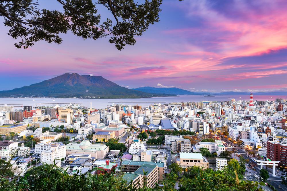 View from Shiroyama Park