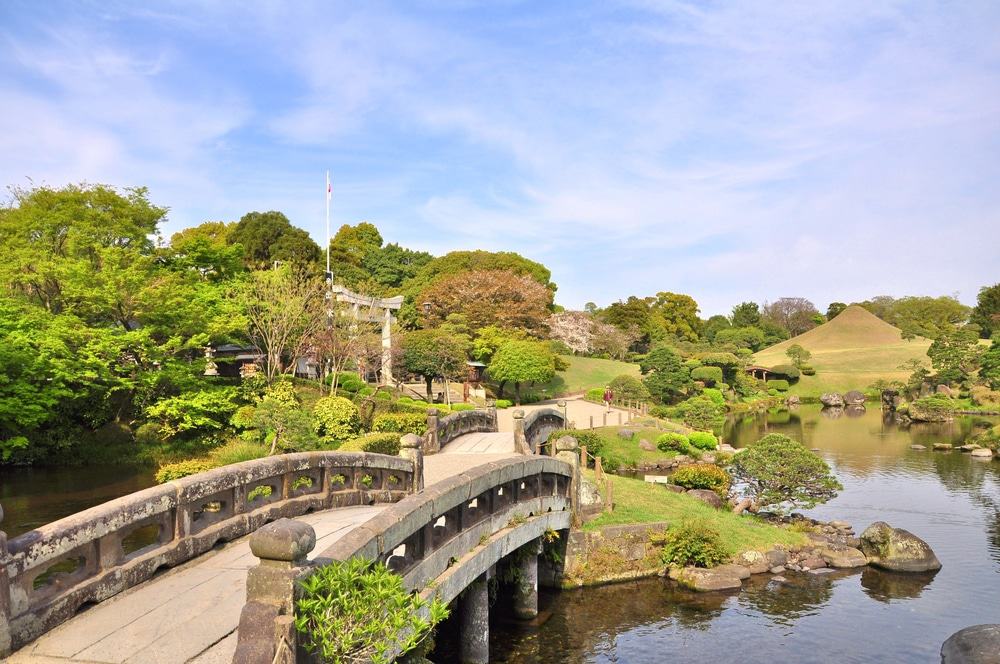 Suizenji-jojuen, Kumamoto, Japan