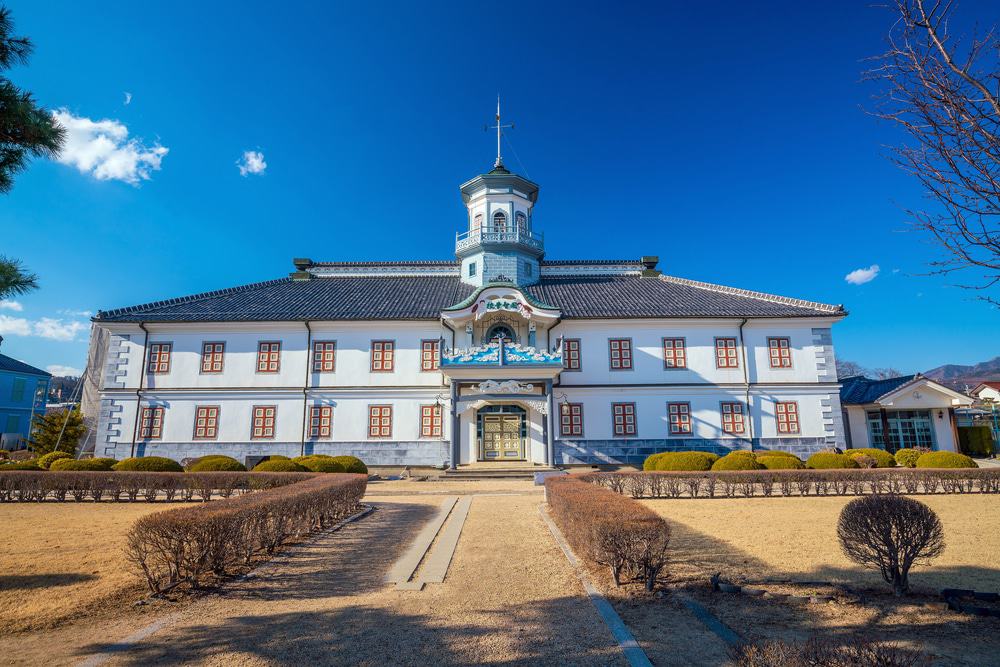 Former Kaichi School, Matsumoto, Japan