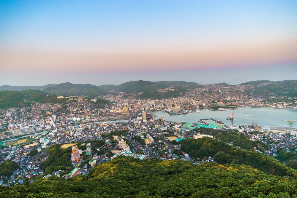 View from Mount Inasa