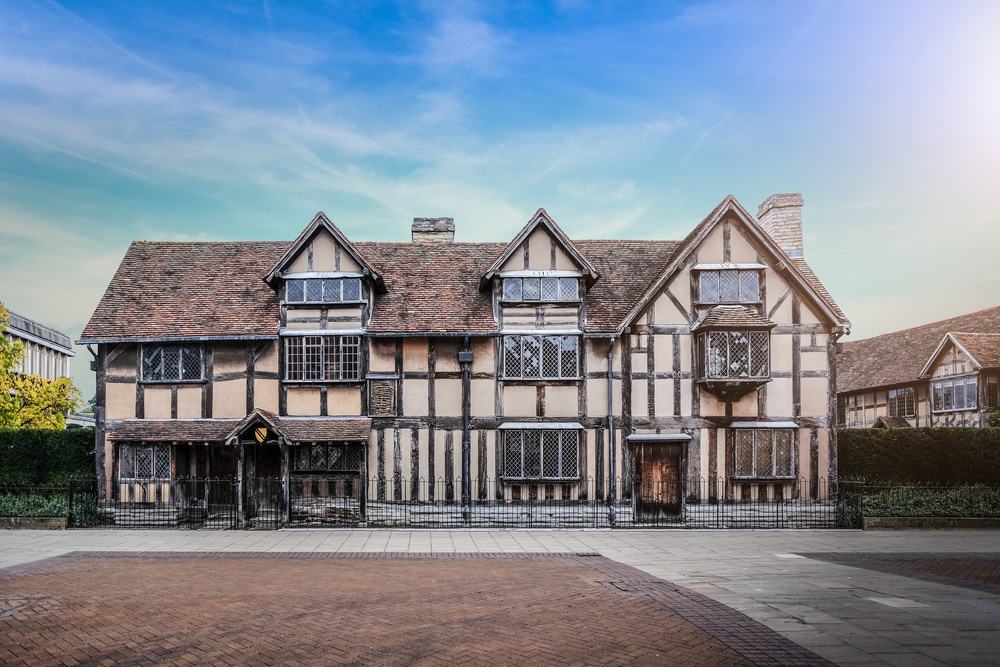 William Shakespeare birthplace in Stratford Upon Avon