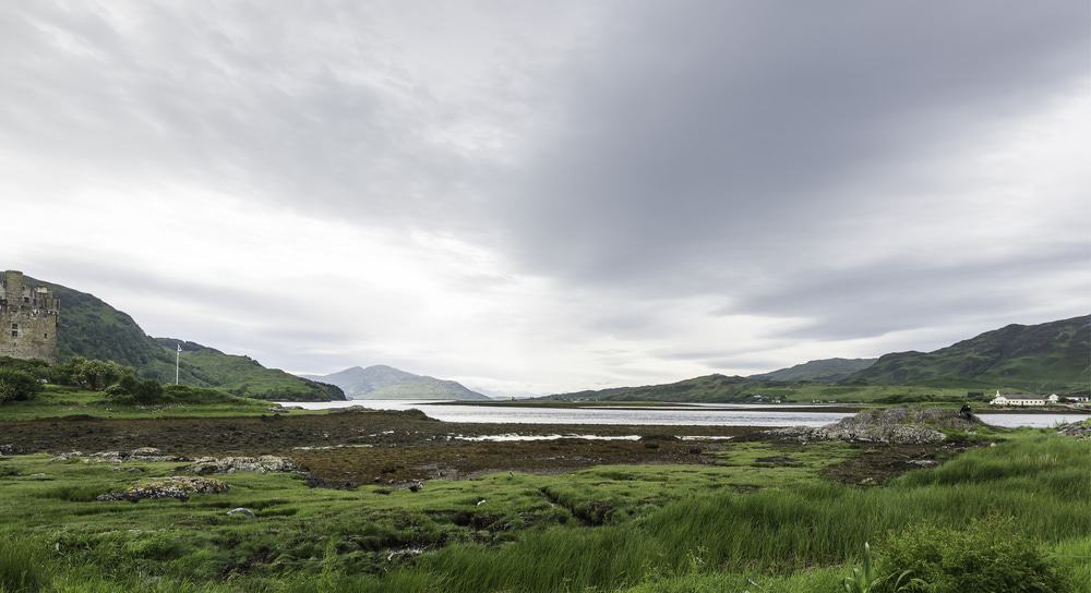 Scotland landscape from Loch Alsh viewpoint