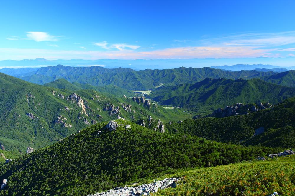 View from Mount Kinpo
