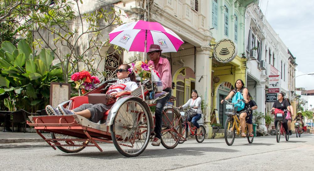 Trishaw Ride in Penang