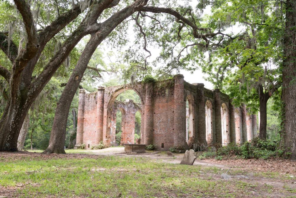 Old Sheldon Church near Beaufort, South Carolina