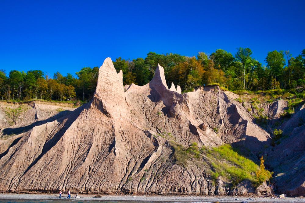 Chimney Bluffs