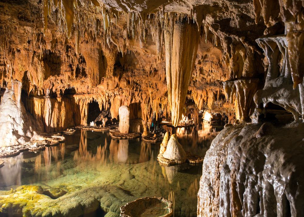 Onondaga Cave in Onondaga Cave State Park in Leasburg, Missouri