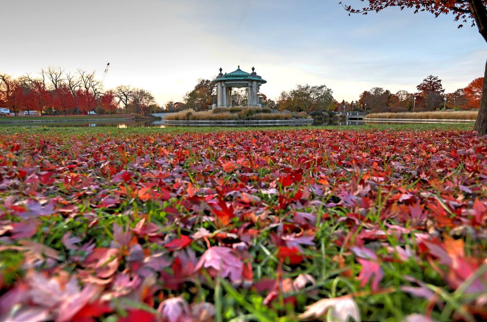 Forest Park bandstand in St. Louis, Missouri