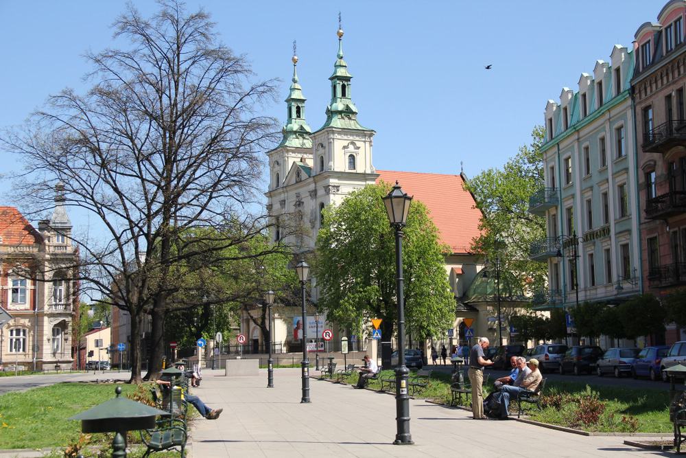 Basilica of St. Florian from which the Royal Road to Wawel Castle began