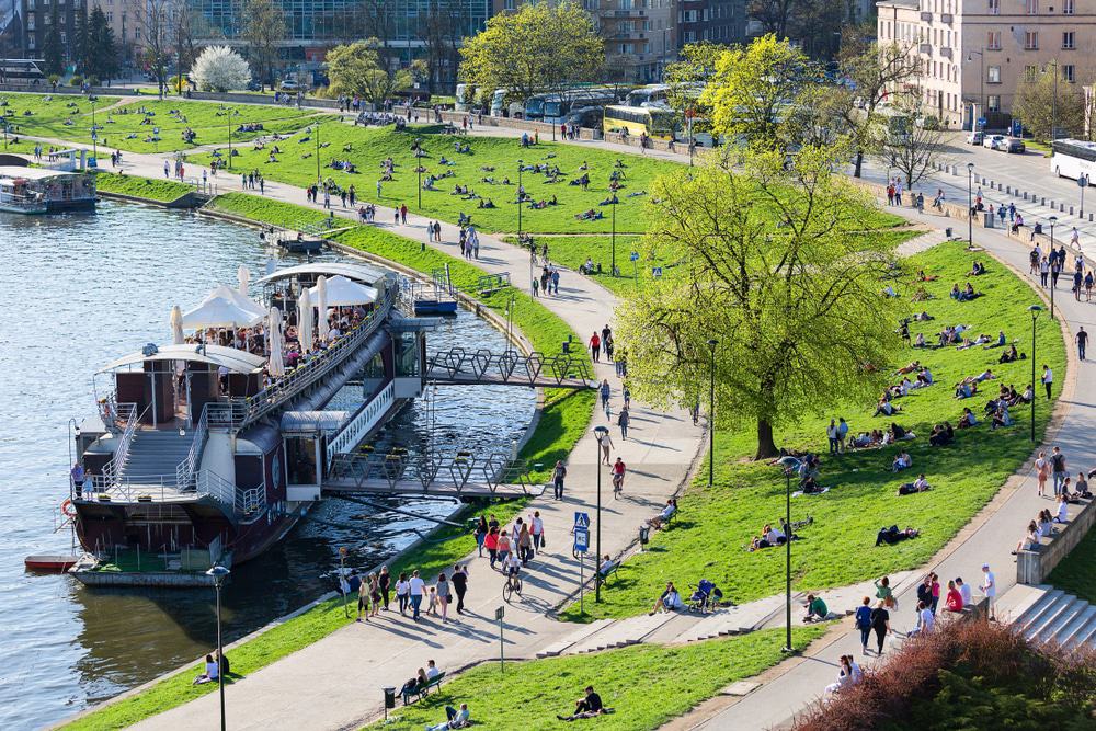 Vistulan Boulevard, Krakow