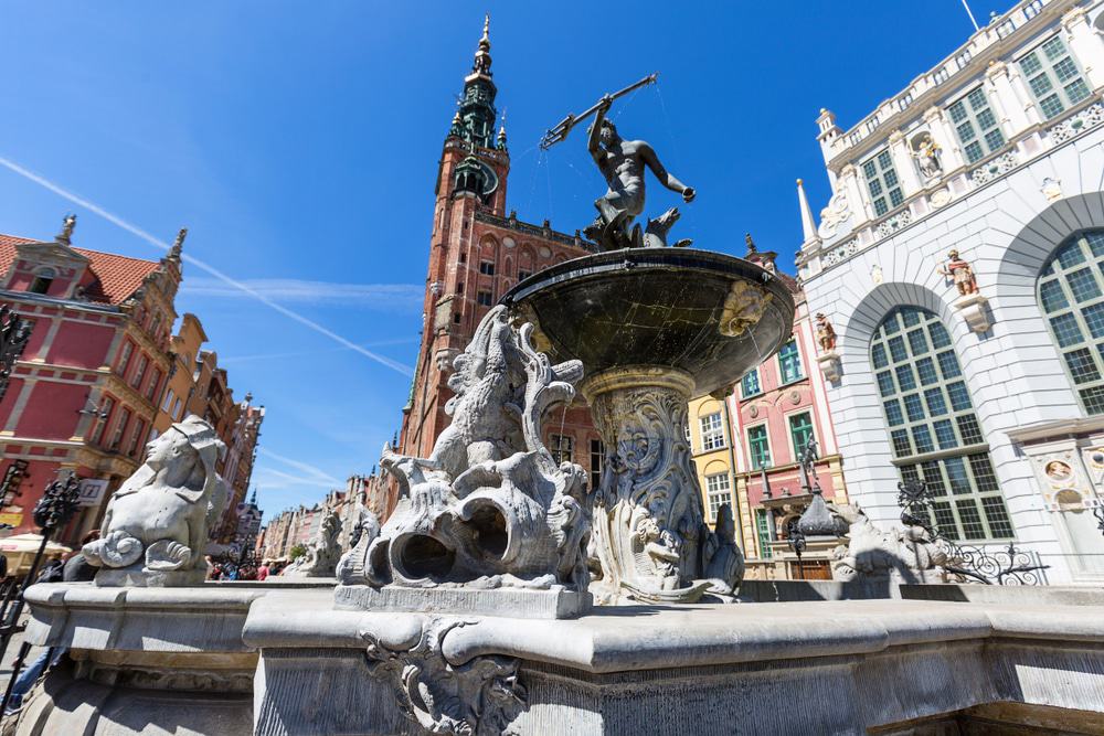 Neptune's Fountain, Gdansk