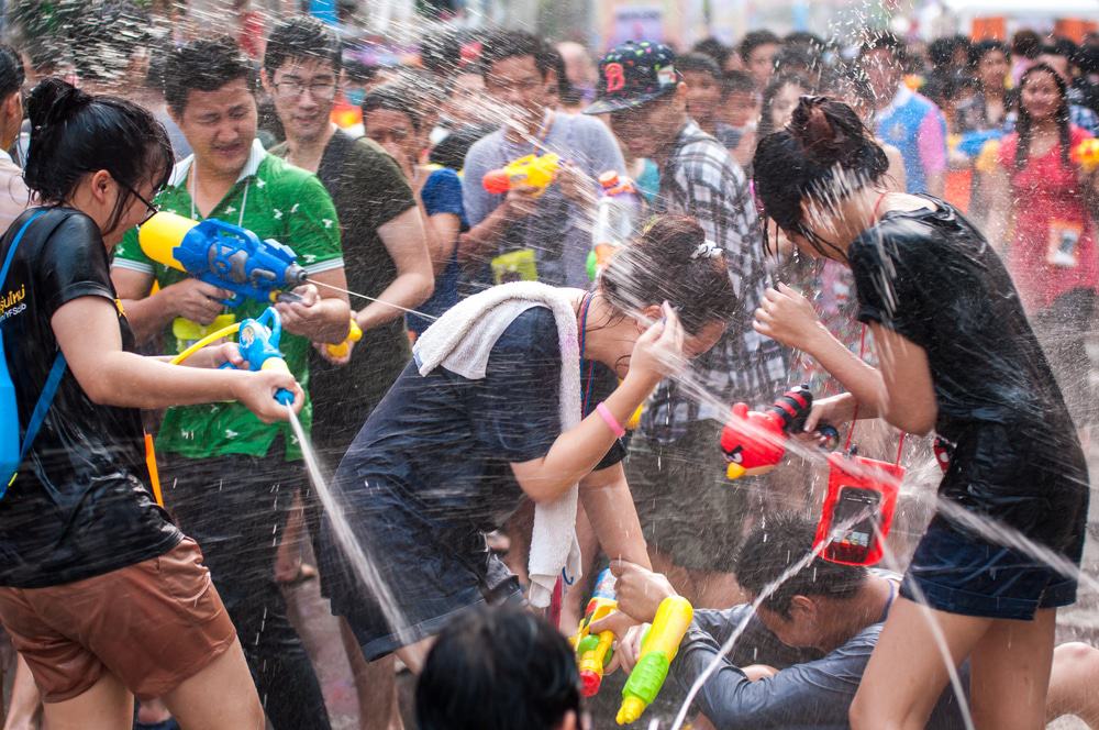 Songkran, Bangkok