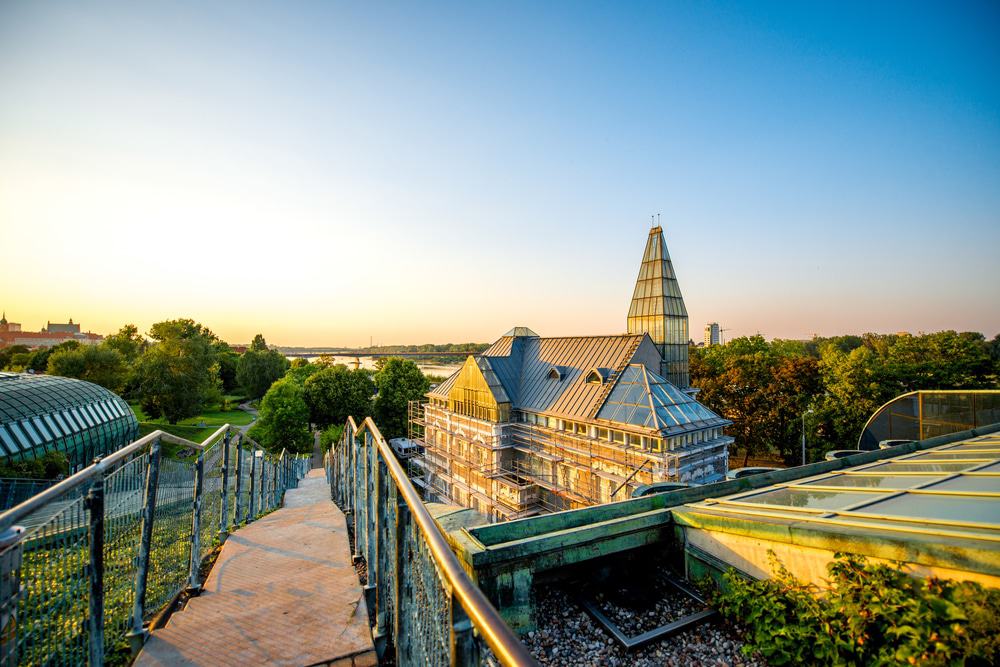 Warsaw University Library Garden