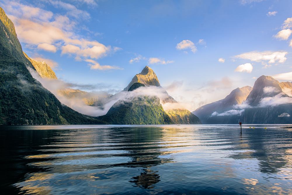 Mitre peak at Milford sound