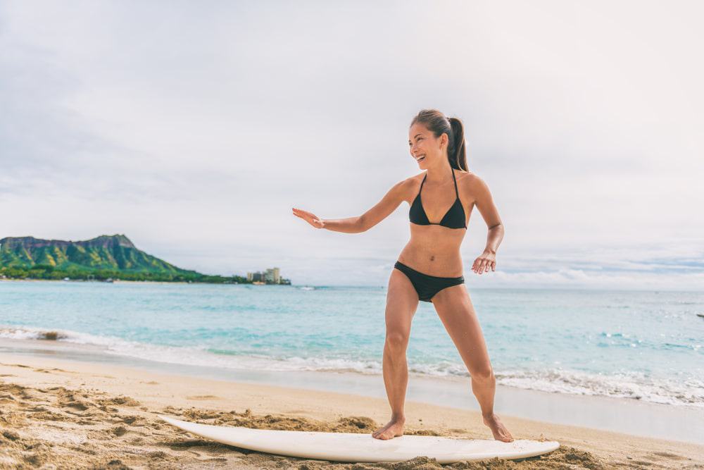 Learn to surf, Honolulu