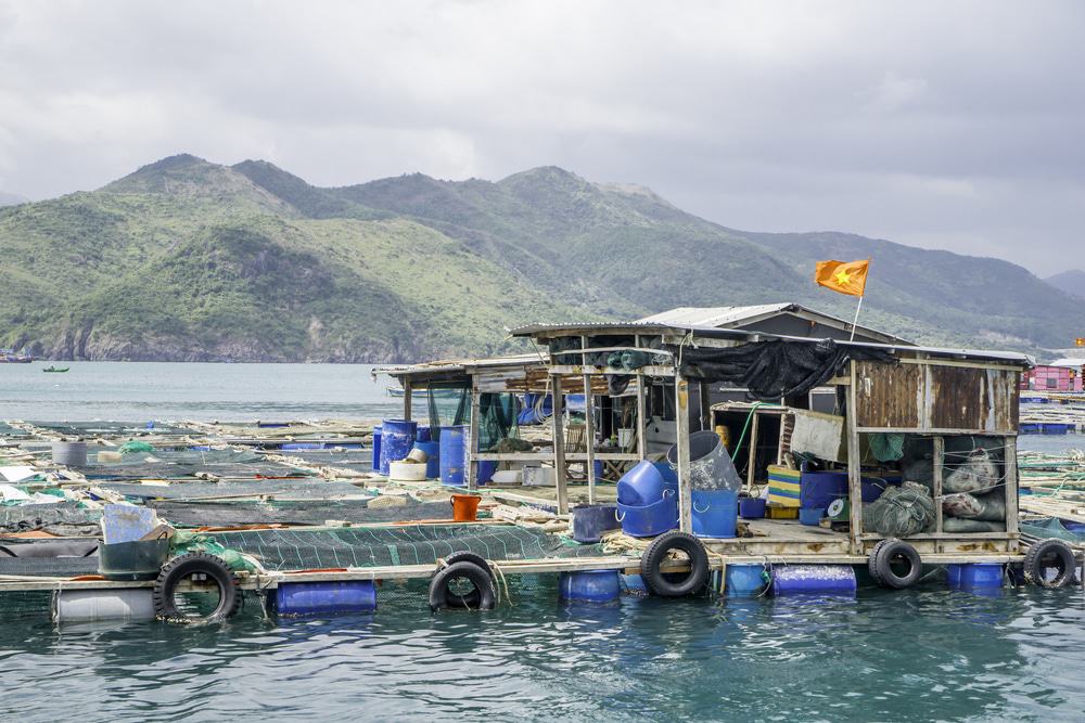 Floating Fishing Village near Nha Trang
