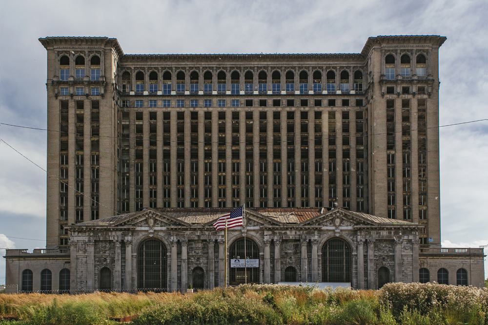 Abandoned Michigan Central Station