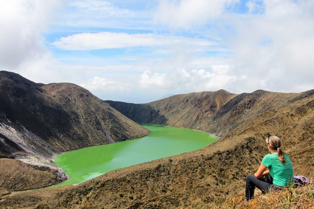 Laguna Verde and Volcan Azufral